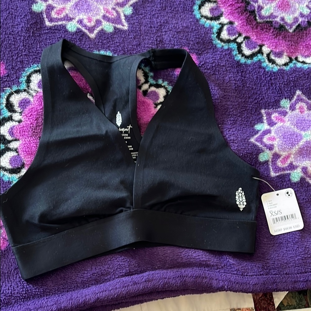 FP Movement Black Racerback Sports Bra